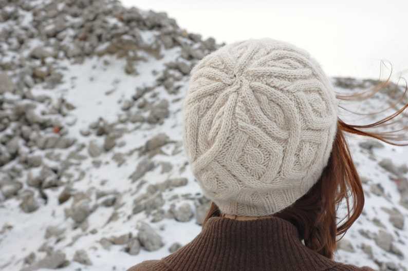 Winter hat knitting pattern