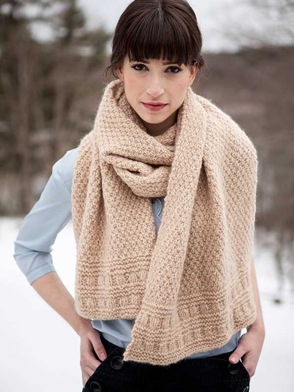 Women's knit scarf free patterns