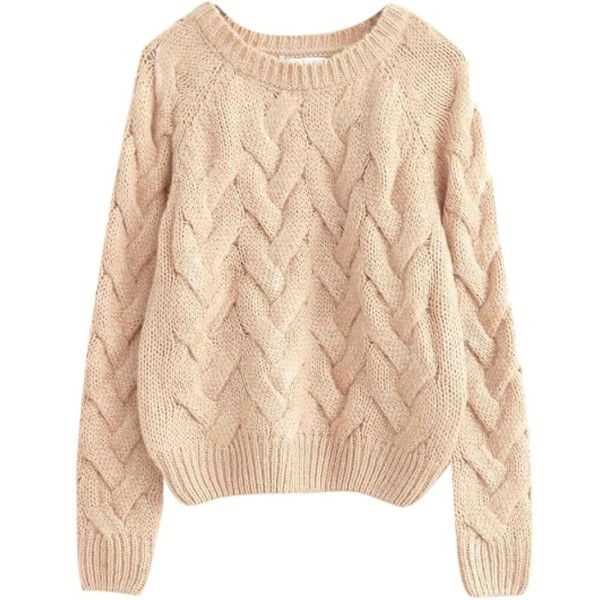 Womens cable knit sweater pattern