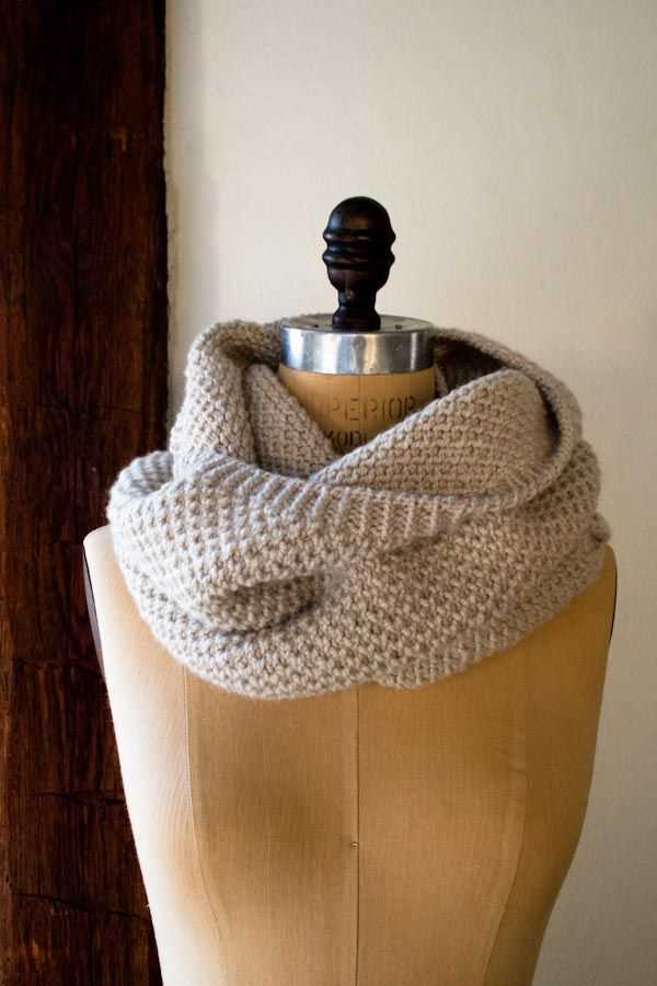 Worsted weight cowl knitting pattern