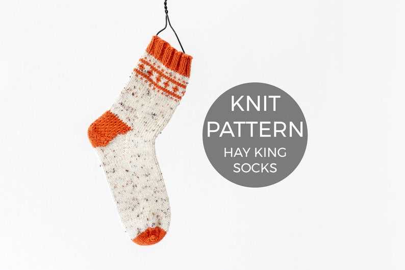 Worsted weight knit sock pattern