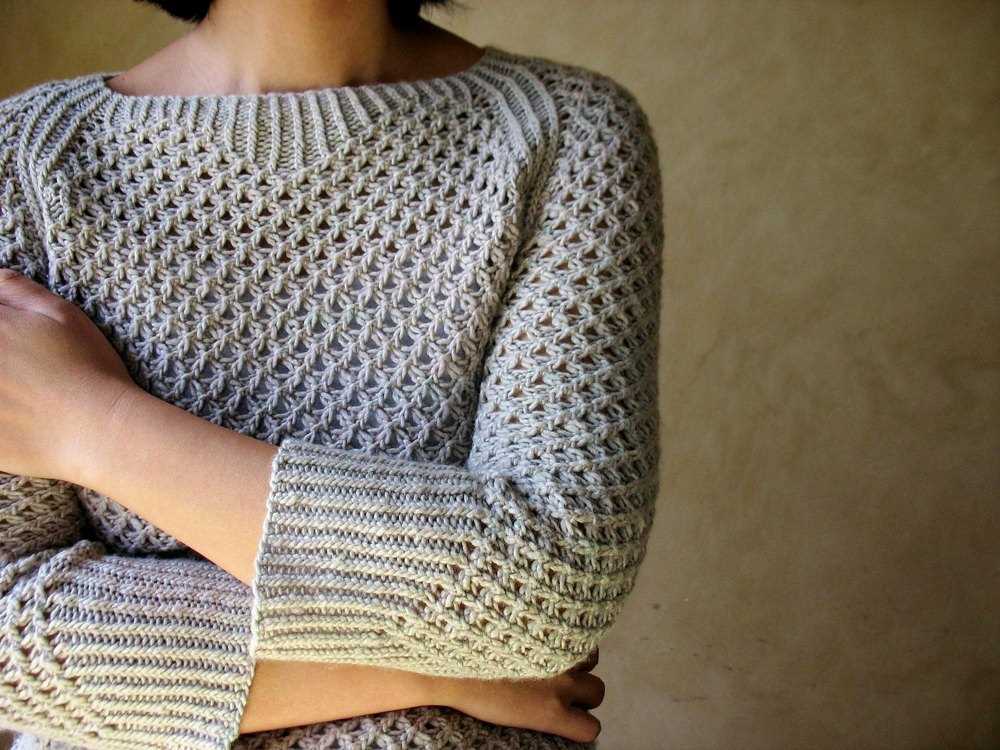 Yoga sweater knitting pattern
