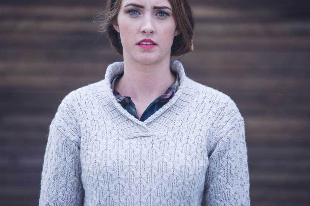 Yoga sweater knitting pattern
