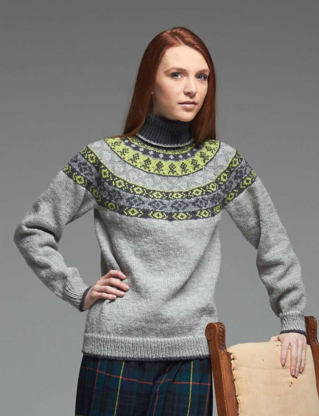 Yoke sweater knit pattern free