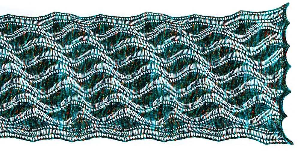 Wave knit pattern