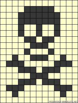 Small skull knitting pattern