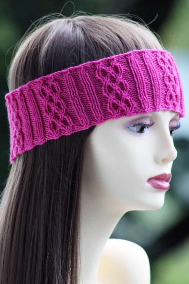 Create Your Own Customizable Knit Headband Pattern Adjustable knit headband pattern