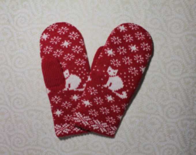 Adult mittens knitting pattern