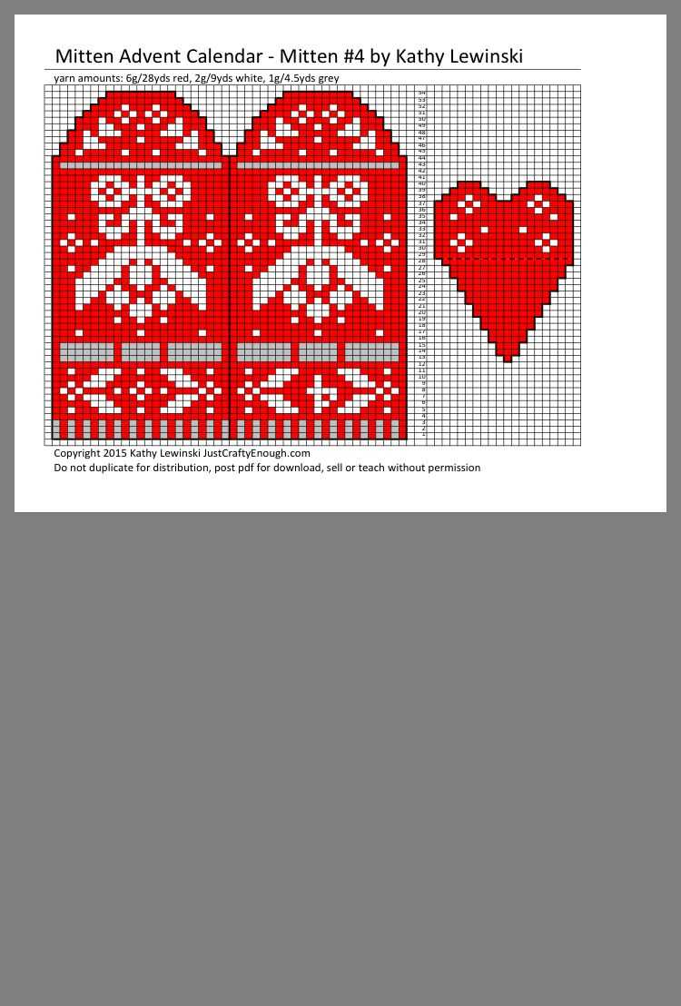 Advent knitting patterns