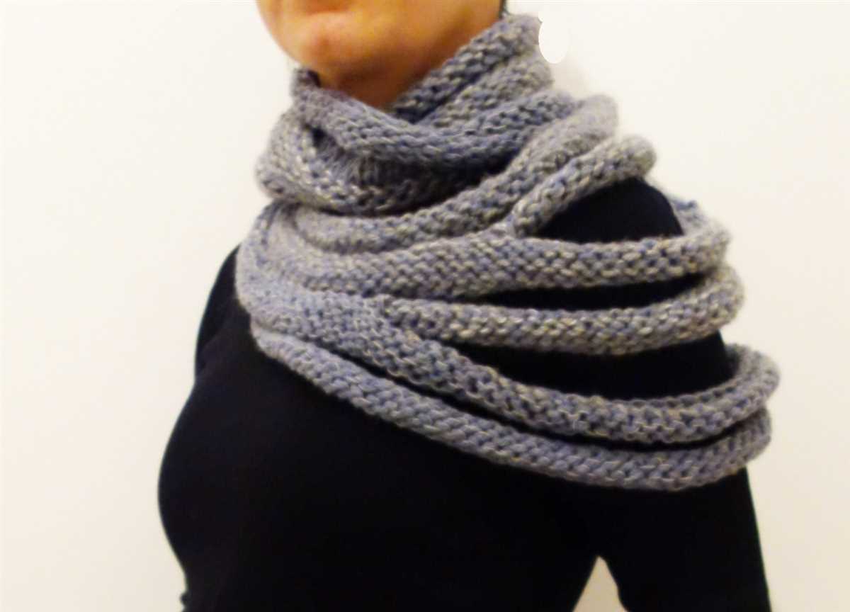 Advent scarf knitting pattern