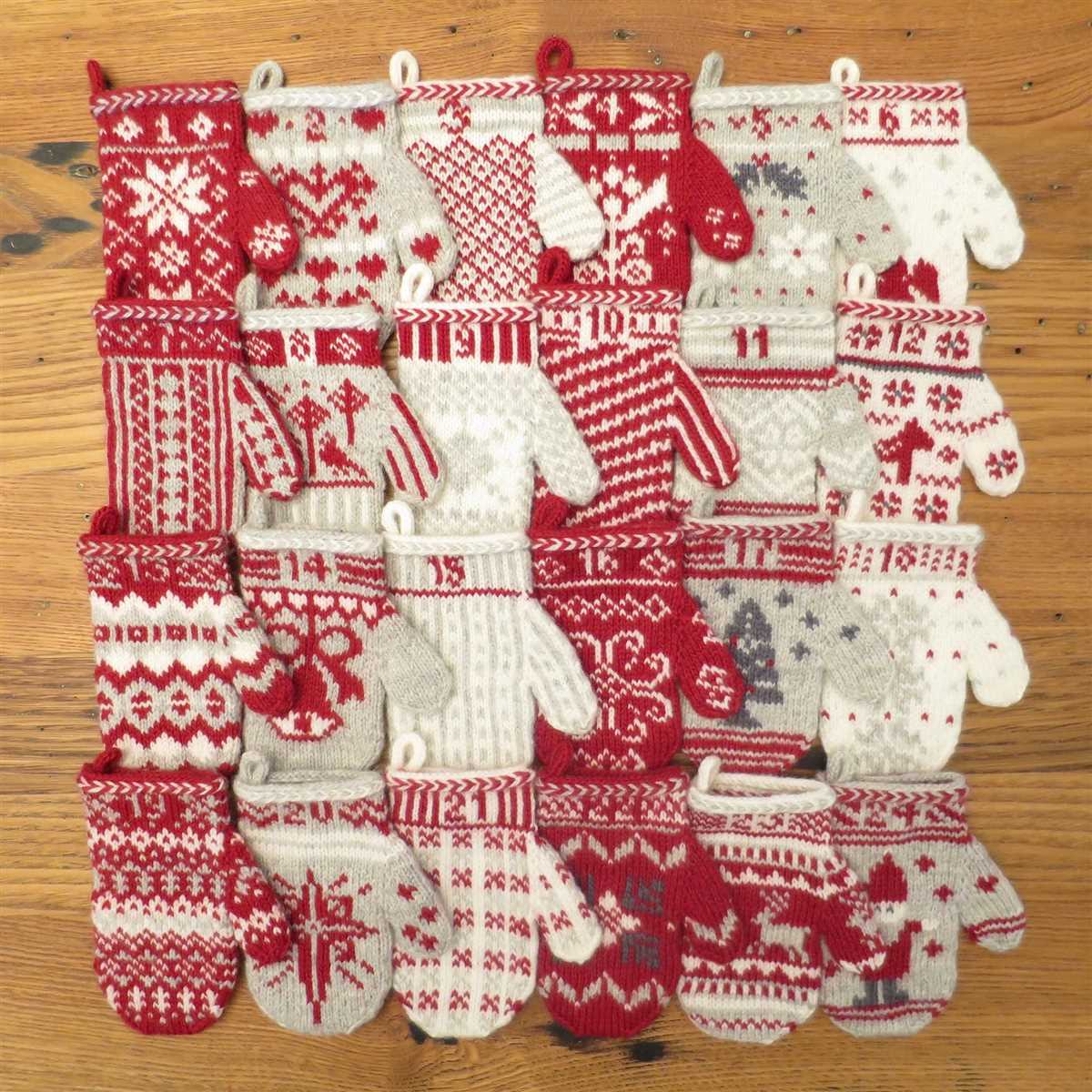 Advent knitting patterns