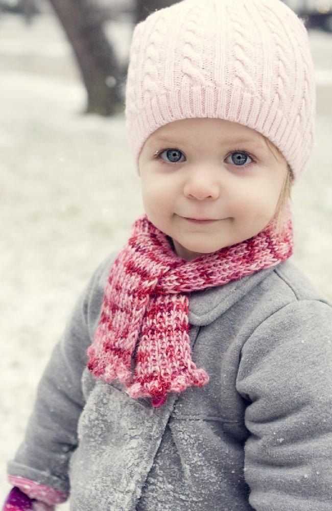 Children's scarf knitting pattern
