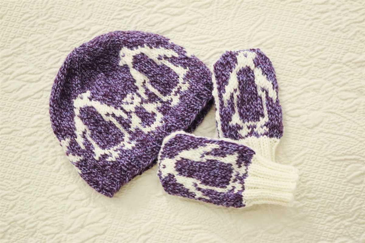 Penguin hat knitting pattern