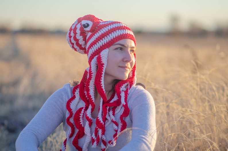 Octopus hat knitting pattern