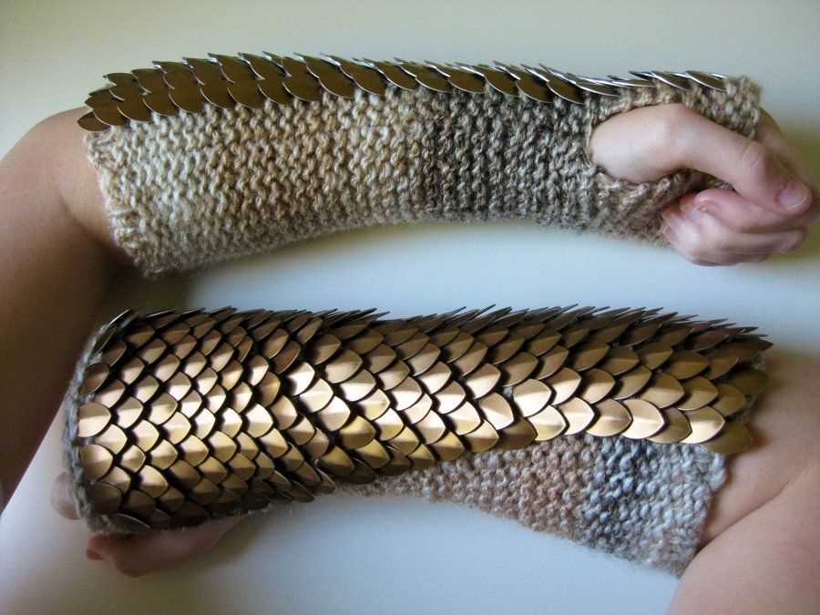 Dragon scales knitting pattern