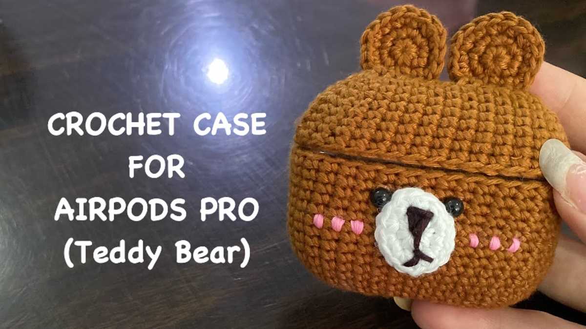 Airpod case knitting pattern