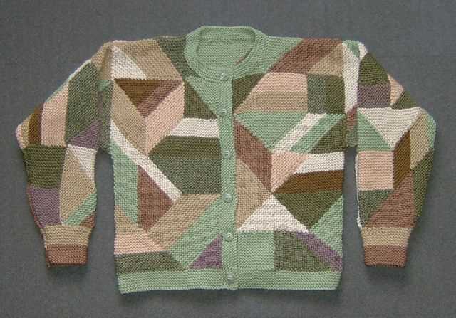 Patchwork jumper knitting pattern