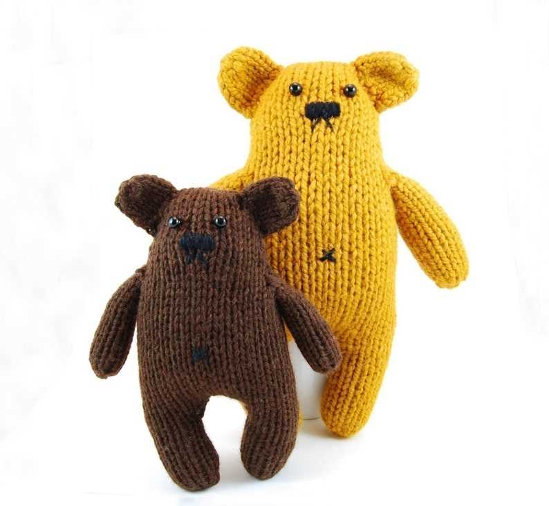 Knitted bear patterns
