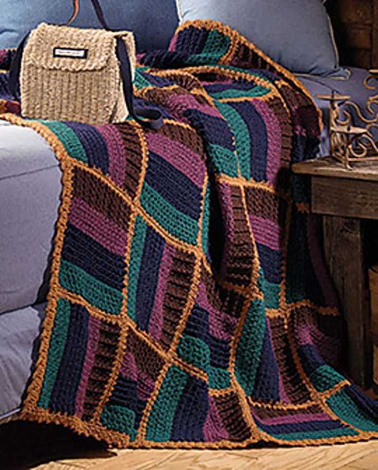 Modular knitting blanket pattern