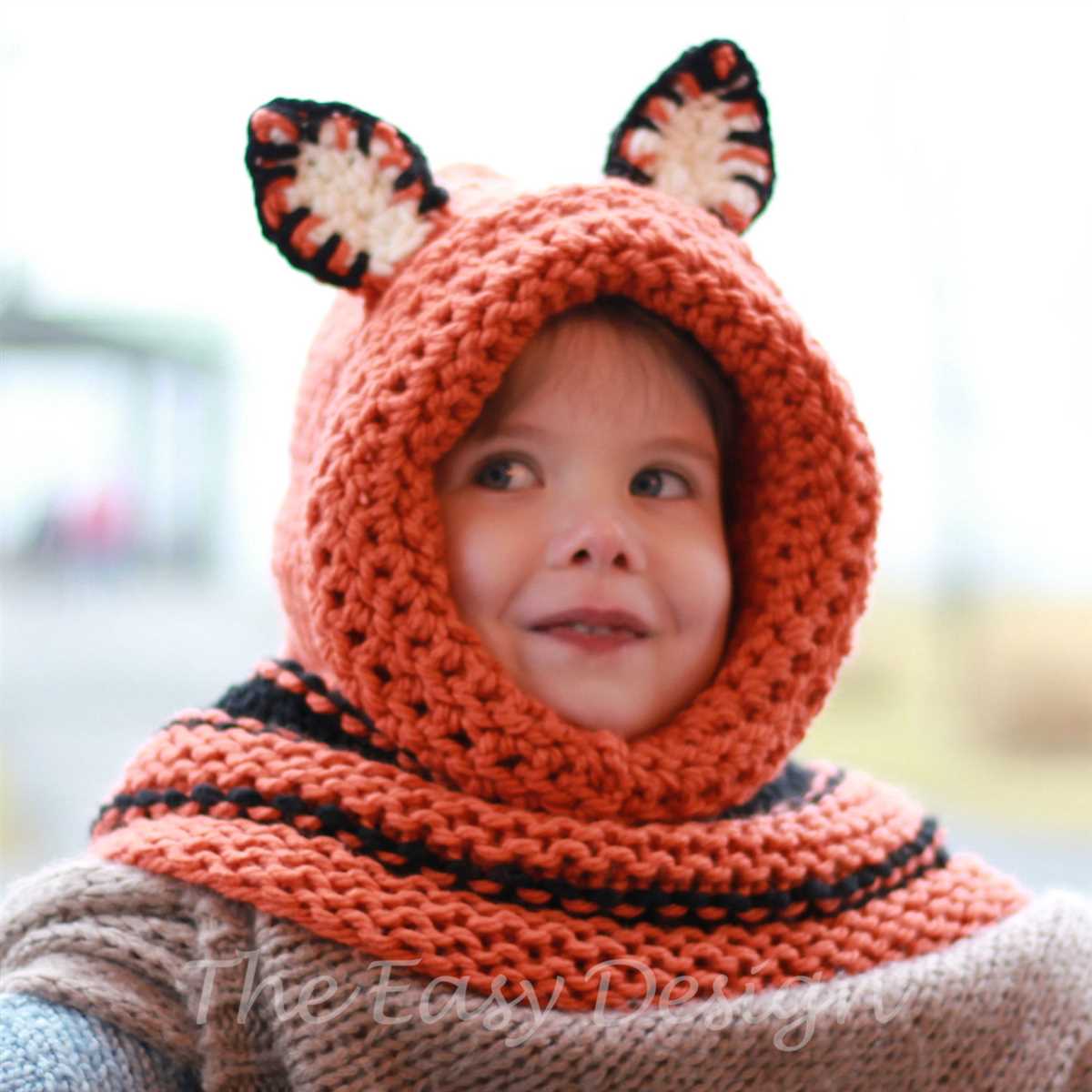 Animal hood knitting pattern