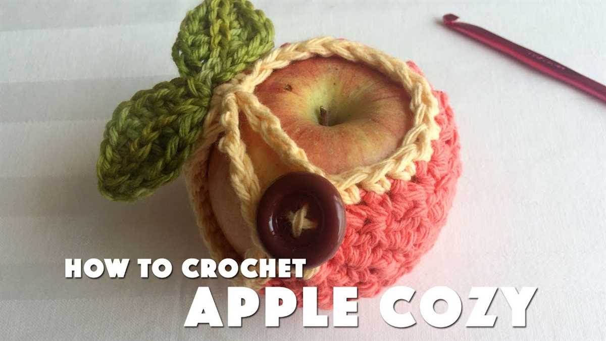 Apple cozy knitting pattern