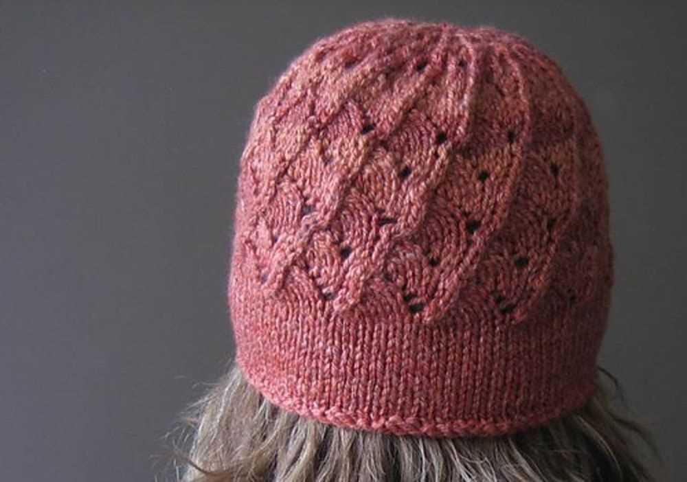 Simple hat pattern knitting