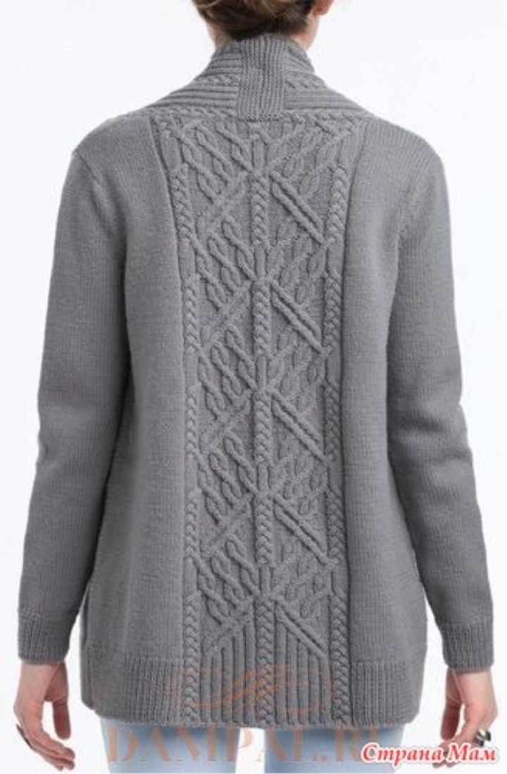 Aran gilet knitting pattern