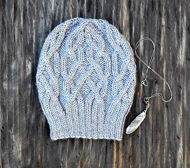 Aran knit hat pattern