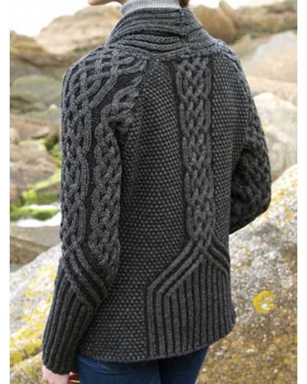 Aran cardigan knitting patterns