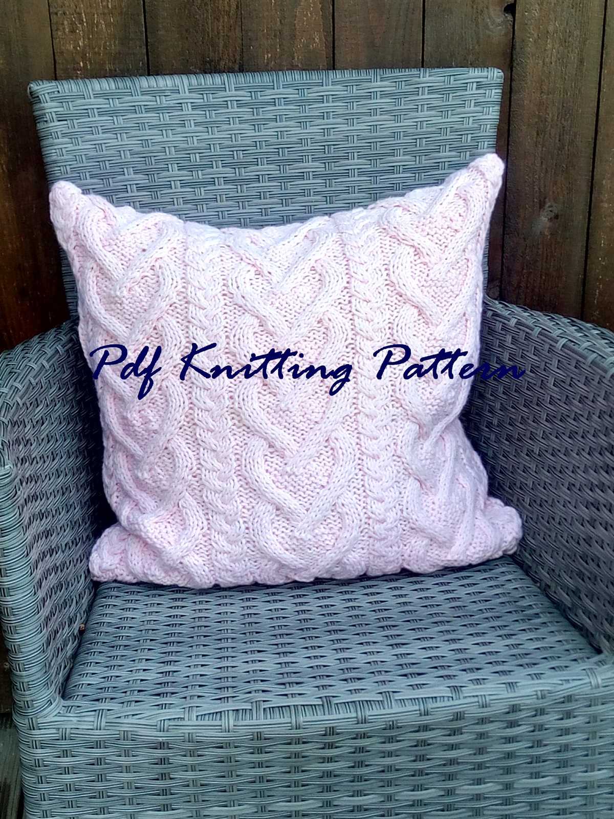 Aran cushion cover knitting patterns