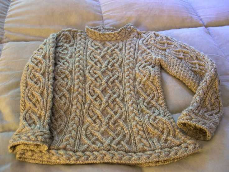 Aran knitting pattern