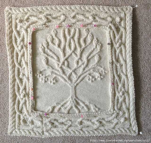 Aran squares knitting patterns