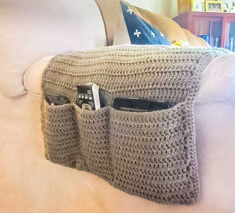 Armchair caddy knitting pattern
