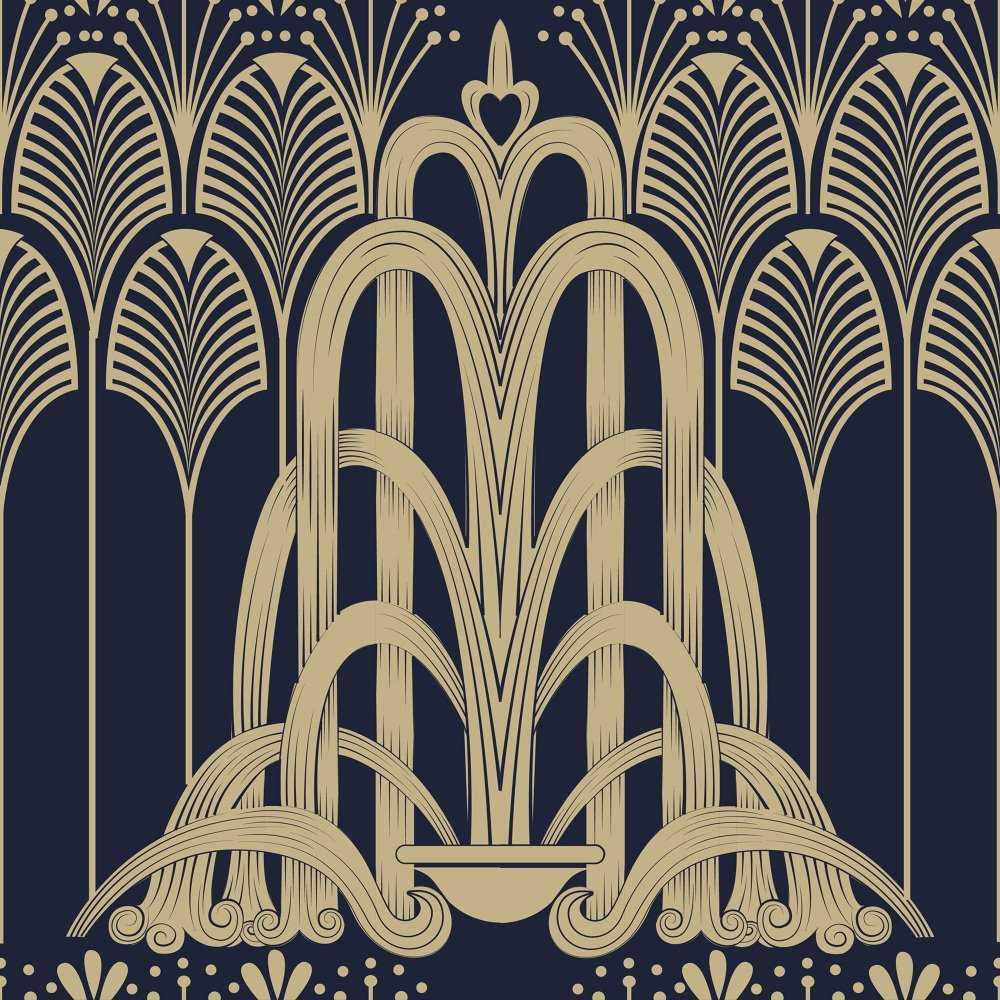 Art deco knitting patterns