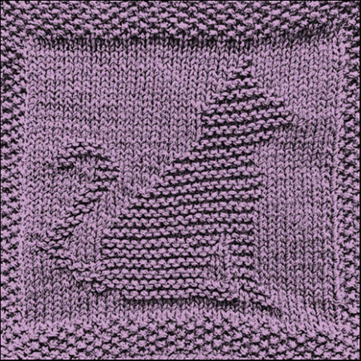 Daisy dishcloth knit pattern
