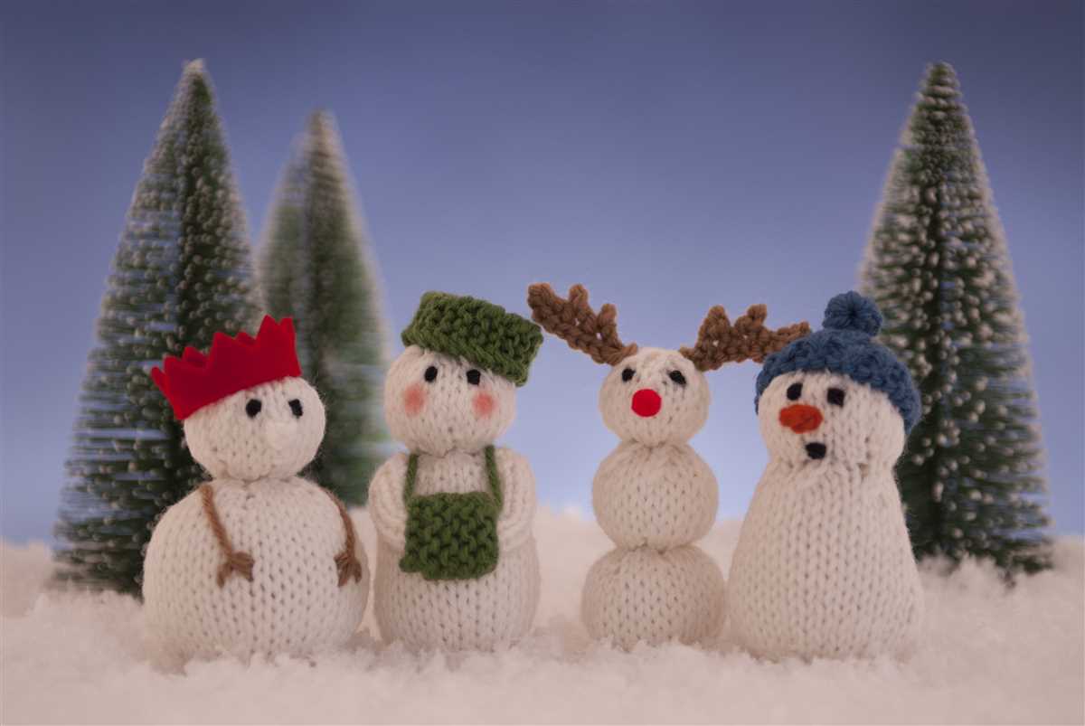 Easy snowman knitting pattern free