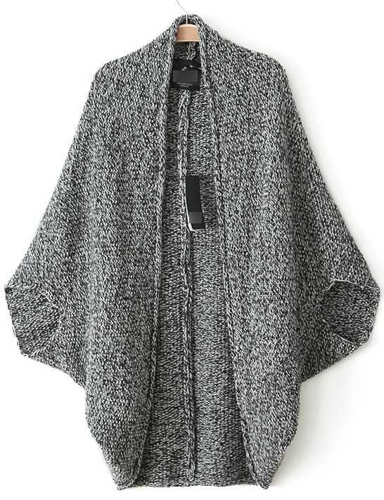 Asymmetrical cardigan knitting pattern