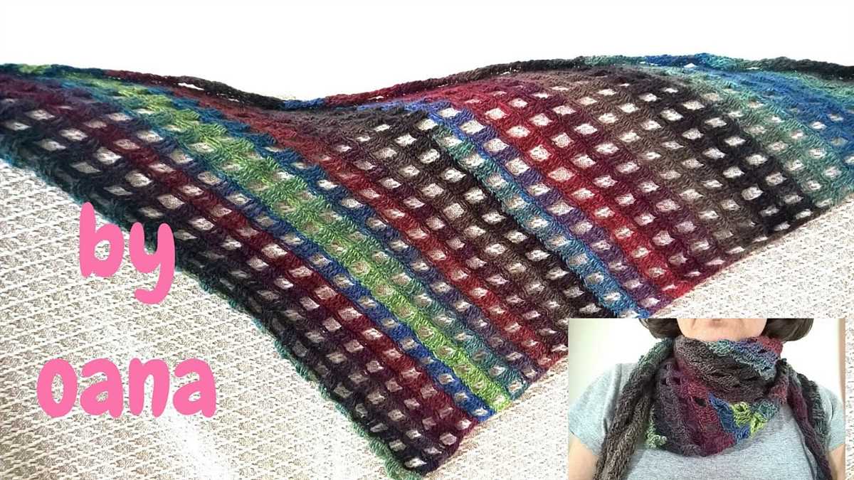 Asymmetrical scarf knitting pattern free