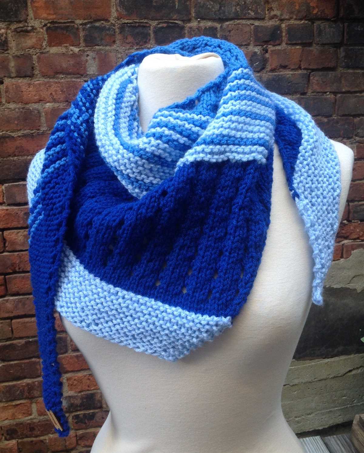 Asymmetrical scarf knitting pattern free