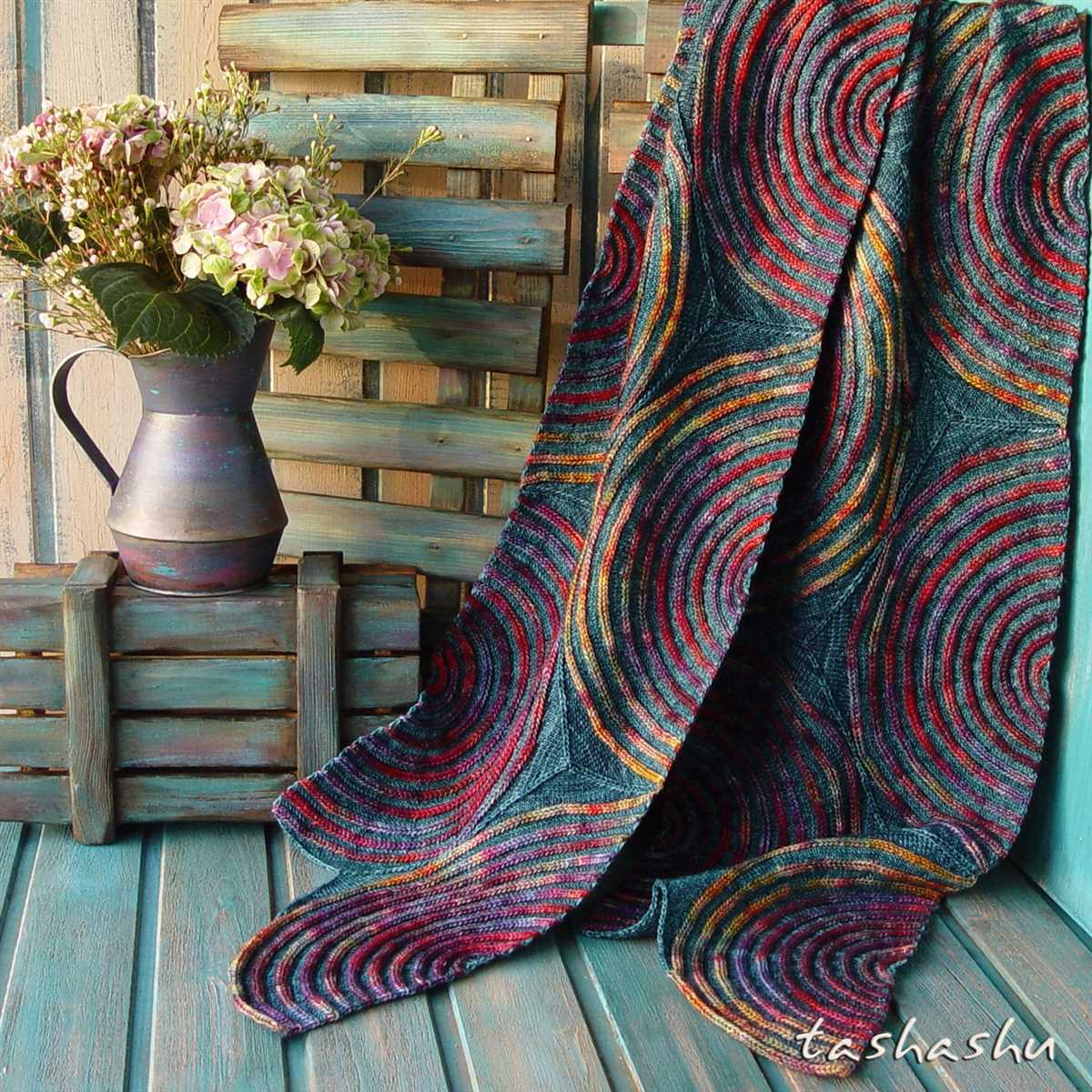 Aurora borealis knitting pattern
