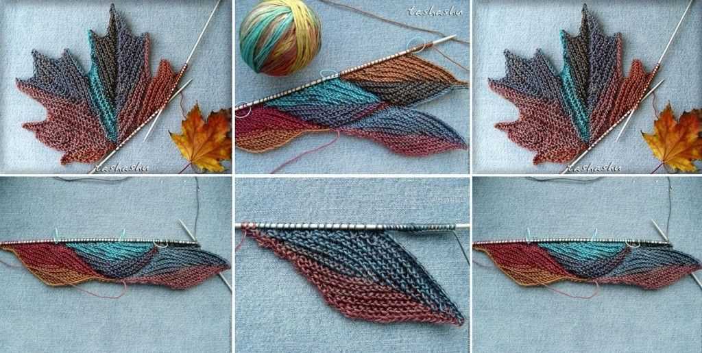 Autumn leaves knitting pattern free