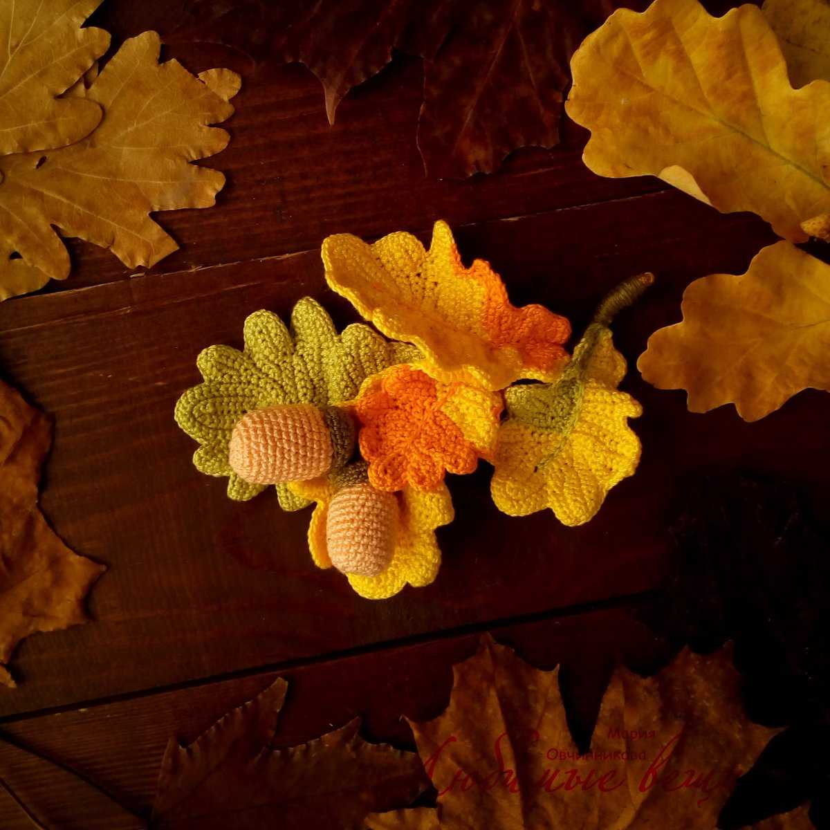 Autumn leaves knitting pattern free