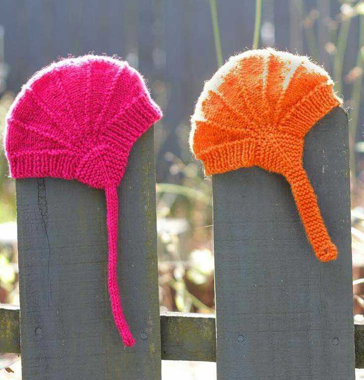 Pattern for knitted hat on straight needles