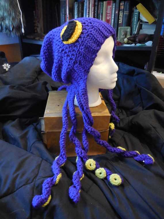 Octopus hat knitting pattern
