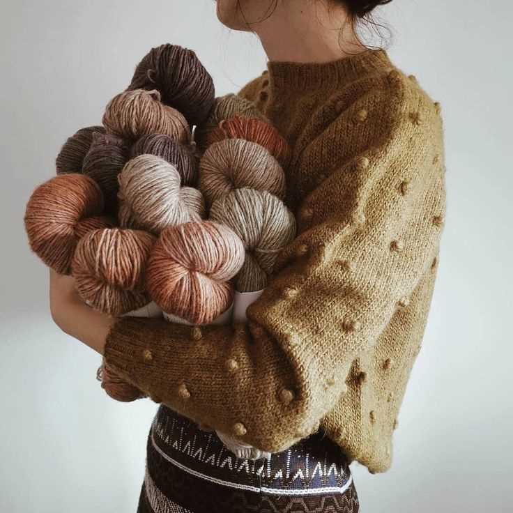 Go for faux yarn knit patterns