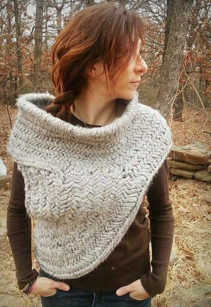 Katniss scarf knitting pattern