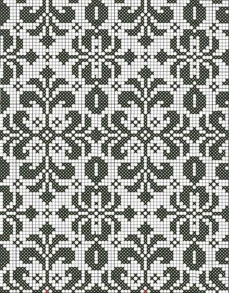 Free charted knitting patterns