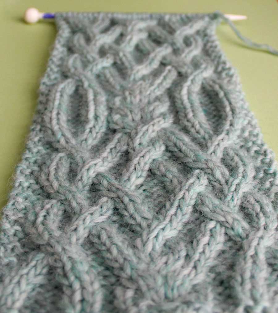 Celtic cable knitting pattern