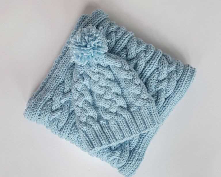Free easy knit hat scarf patterns