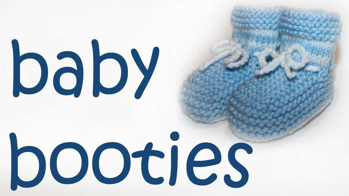 Baby booties knitting pattern for beginners